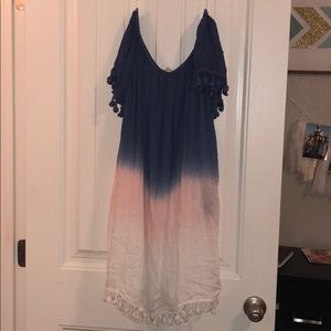 Hot & Delicious OTS Pompom Dress